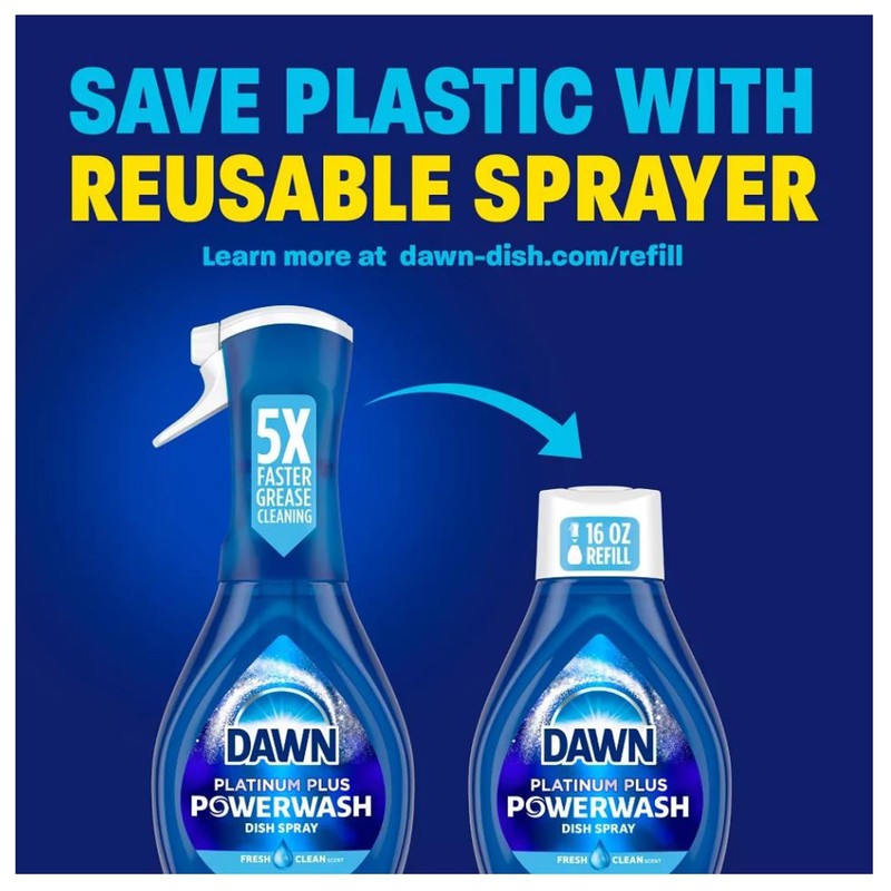 Dawn 52366 16OZ Spray Refill, Pack of 6