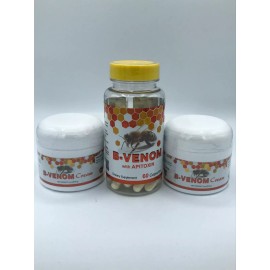 all nue natural Kit B- Venom w/ Apitoxin & Cream artritis dolores pain relieve abeemed therapy