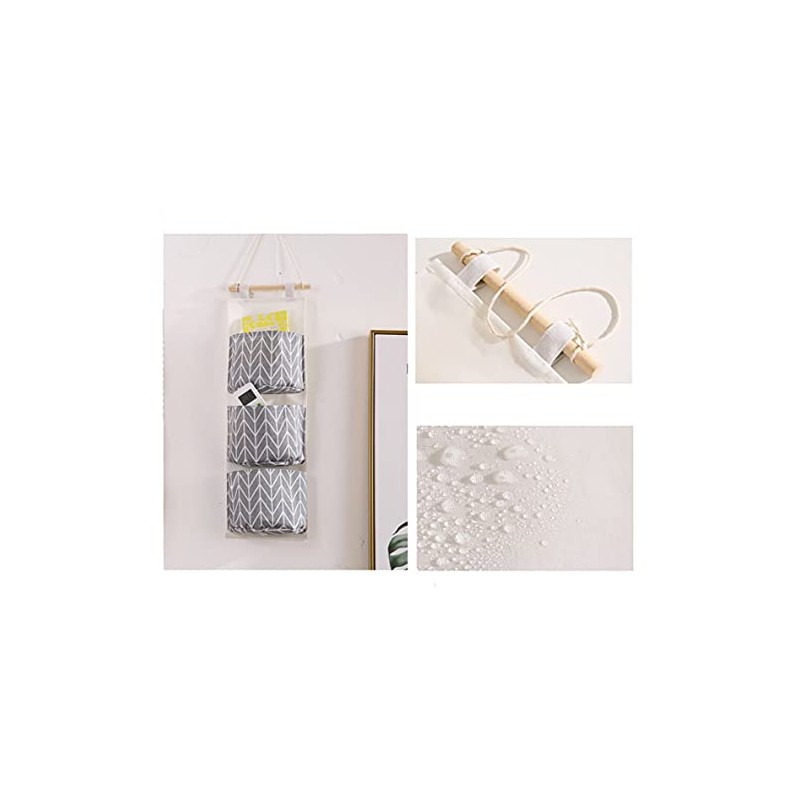 KuAoyoja Over The Door Closet Organizer, 2 Packs Waterproof Wall