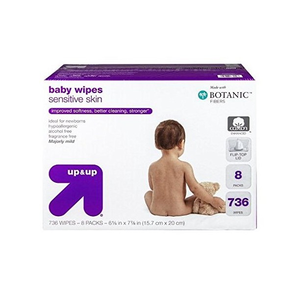 Sensitive Baby Wipes Refill Pack 736 ct - up & up