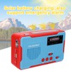 RD-666WBT Portable Solar Powered Emergency Hand Crank AM FM Radio