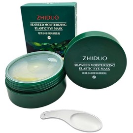 Parches gel anti ojeras para contorno de ojos 30 pares 60 piezas dorado. Con esencia de Algas Marinas. Hidratante, suavizante, anti-inflamante.