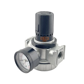 3/8” NPT MID FLOW In-Line Compressed Air Pressure Regulator For Air Compressor, 7 To 150 PSI Adjustable