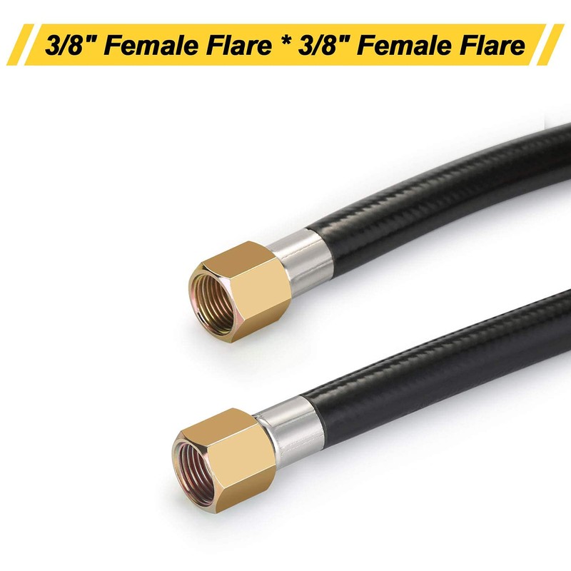 WADEO 20 FT High Pressure Propane Hose with Both 3/8