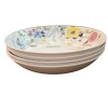 Mikasa JOLIE Floral Bone China 8.5” Pasta Dinner Bowls Set