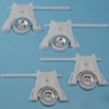 Lower Sliding Screen Door Rollers Replacement Kit Fit Andersen Parts