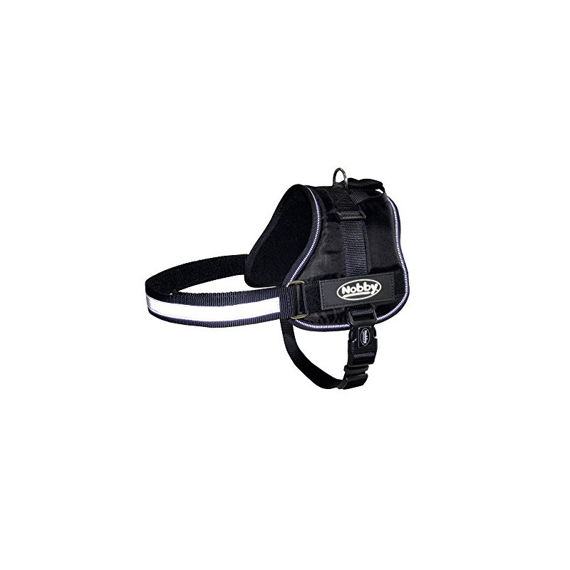 Nobby Nylon Seguro Harness, Medium/Large, Black