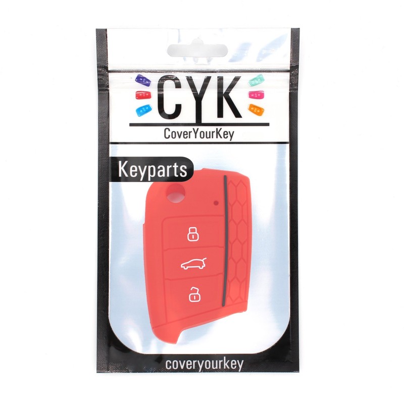 VB Key Case for 3-Button Car Key Silicon Cover Key