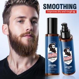 Beard Bartconditioner Mit Arganöl, Bart-Pflegeconditioner Natürlicher Bartconditioner Für Weichen, Gepflegten Bart, Pflegt Trockene Barthaare | Vegan | Stärkt Barthaare & Reduziert Spliss