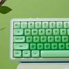 Rainy75 PBT Keycaps, Green Jelly Keycap Foundation MOA Profile, 132