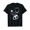LPN Correctional Nurse Nursing Stethoscope Officer Women Men T-Shirt