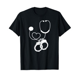 LPN Correctional Nurse Nursing Stethoscope Officer Women Men T-Shirt