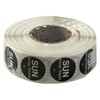 DayMark Safety Systems-IT1143927 Day of the Week 3/4" Circle Permanent