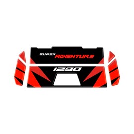 Resin Tank Door Sticker 3D Compatible with KTM 1290 Super Adventure S 2023-2024 AST-SAS1290-23-24 (Orange)