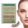 Brown Lash Clusters Natural Lash Extensions Wispy Eyelash Clusters 280Pcs
