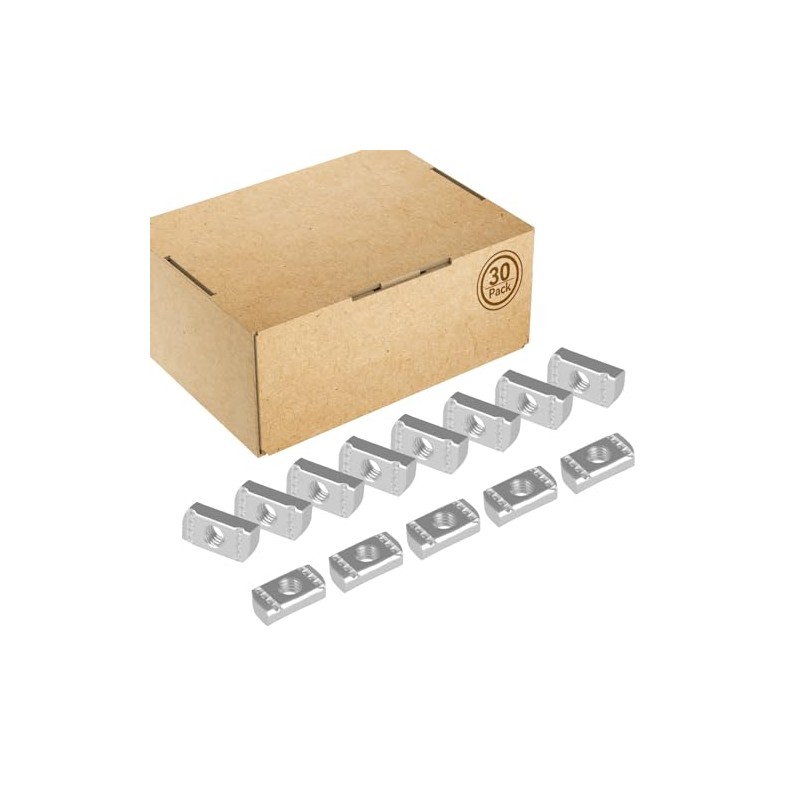 GZBEVITAR Strut Channel Nuts 3/8"-16 No Spring, 8mm Thickened Strut