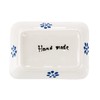 Soap Dish ottoman Ceramic Hand Painted (Aegean Blue)