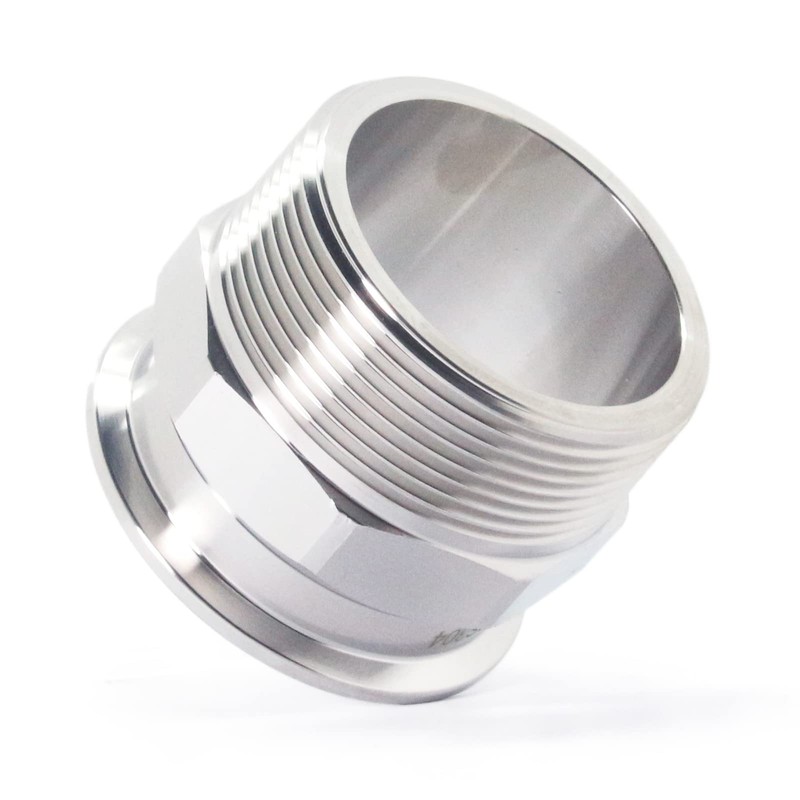 QiiMii 2" Tri Clamp Male Adapter to 2" BSPT Thread