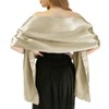 MLMW Nude Shawl Wraps for Women Evening Dresses Satin Formal
