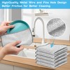 JOLIGAEA Pack of 10 Multi-Purpose Wire Dish Cloths, Chain Net