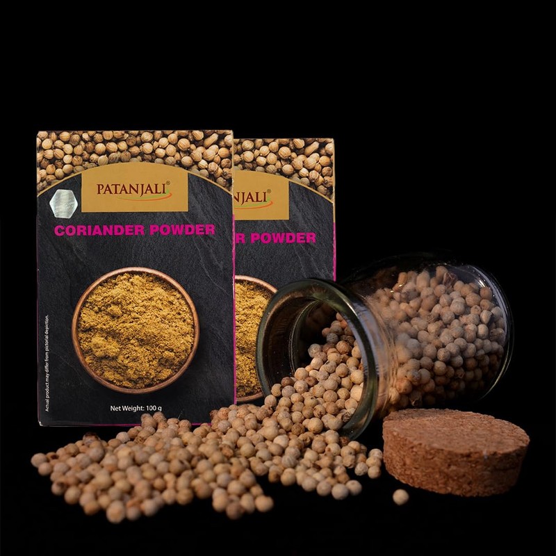 Patanjali Coriander Powder 100g / 0.22 lb - Pack Of