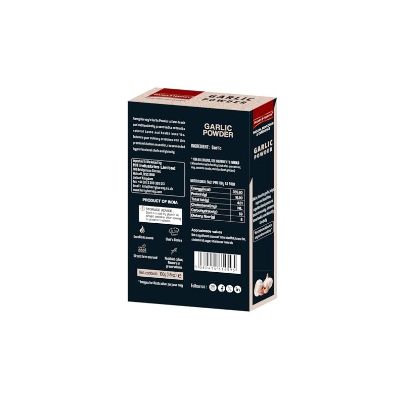 Harry Harvey Garlic Powder 100g
