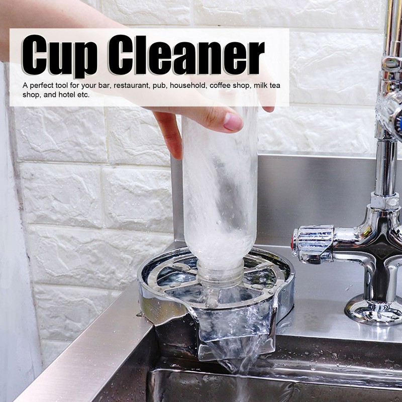 Stainless Stee High Pressure Glass Rinser Automatic Cup Rinser Washer