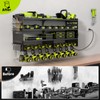 POKIPO Large Power Tool Organizer Wall Mount with Charging Station,4