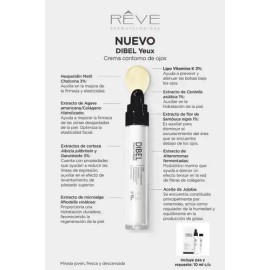 Reve Dermatologique Dibel Yeux Crema Contorno Ojos 20ml Cuidado Periocular Hidratación Mejora Apariencia Ojeras Líneas Expresión