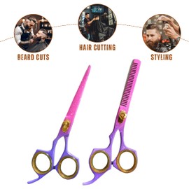 Professionelles Haarschneideschere, Effilierschere, Friseurschere, Friseursalon-Set