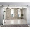 CSFOTO 7x5ft Polyester Brick House Backdrop Empty office backgrounds for