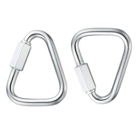 Delta Quick Link Triangle Locking Carabiner 3/8" M10 10MM 2PCS