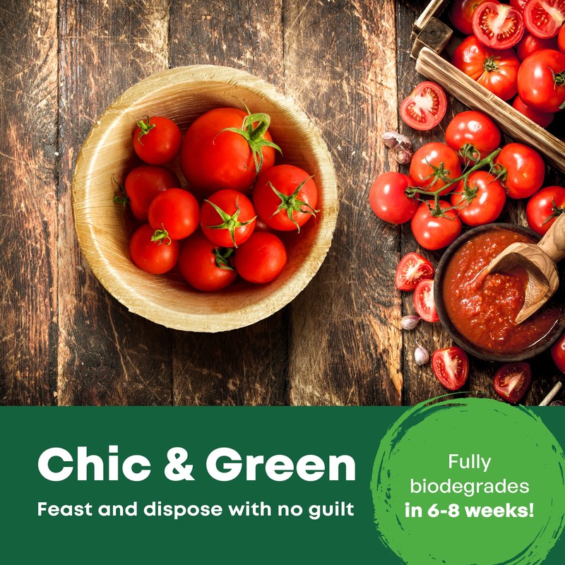 DISPOSABLE GREEN® | Round Bowls | Various Sizes | COMPOSTABLE,