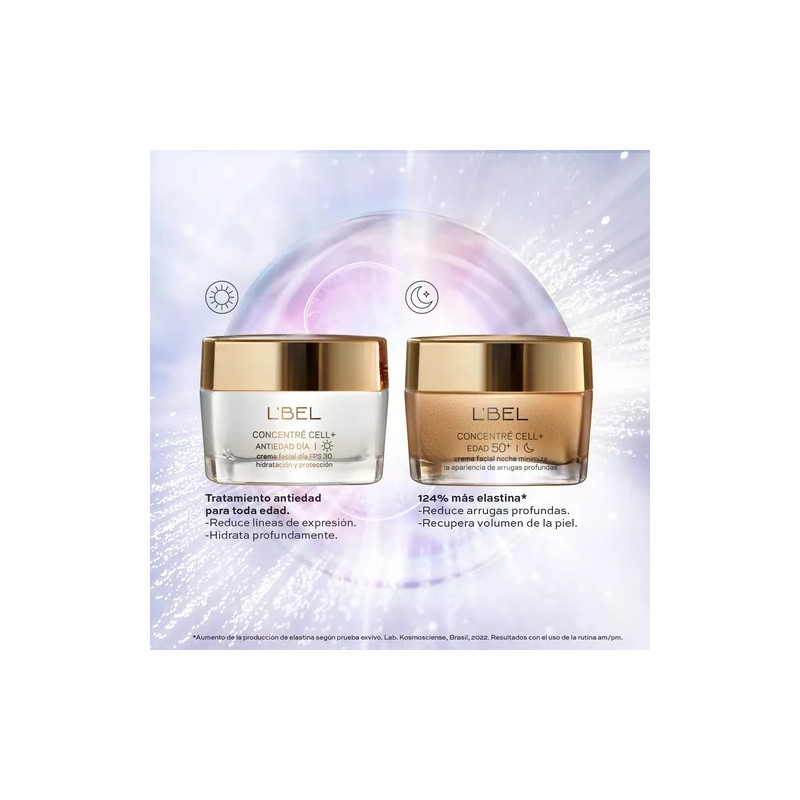 L'bel - Concentré Cell+ 50+ Crema Antiedad Noche