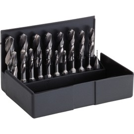 Völkel 67100 Twist Drill Bits Set of HSS-G, 0 V, Silver, 1.0-10 mm