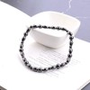 Yocoyee 2pcs Anklet Hematite Relieve Joint Pain Healing Therapy Healthy