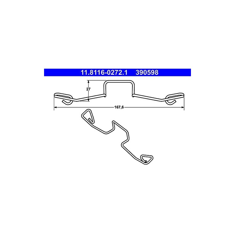ATE 11.8116-0272.1 Spring Brake Caliper