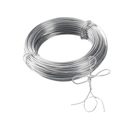ArrErr Aluminum Armature Wire 20mx1.5mm Transparent Plastic Coated Metal Shaping String Cord for Sculpting Hand Wreath DIY Flower Art Project Craft Structure Jewelry Making