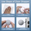 XoYoZo Door Stoppers Wall Protector Buffer Guard Doorknob Door Handle