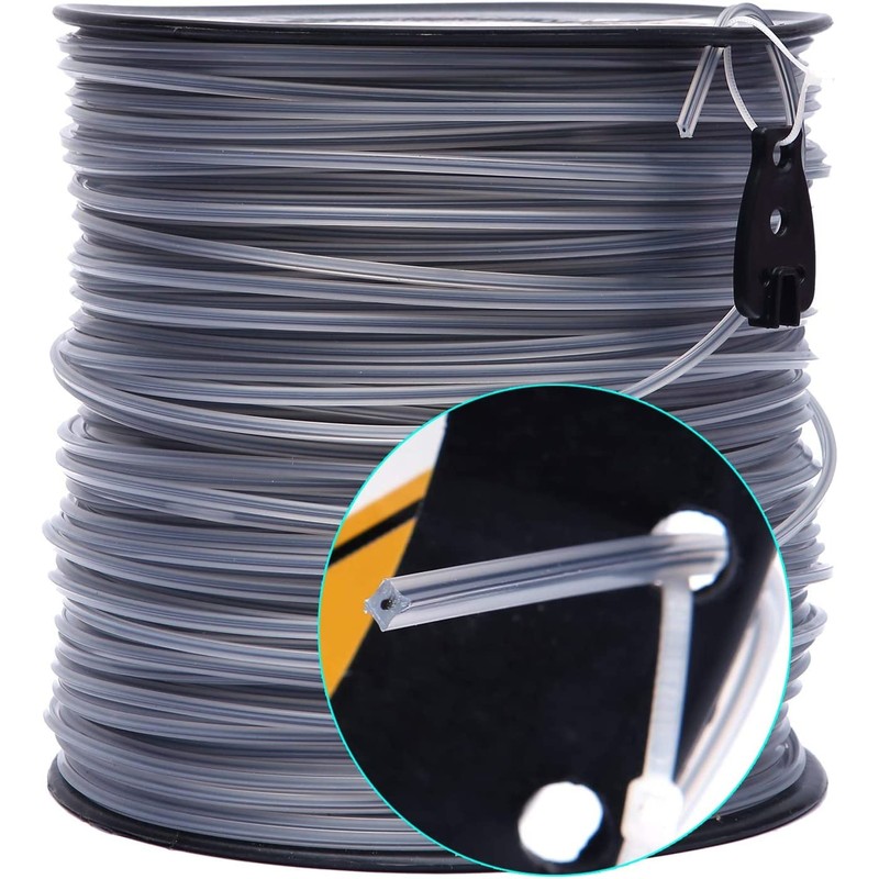 A ANLEOLIFE 5-Pound Heavy Duty Square .155-Inch-by-442-ft String Trimmer Line