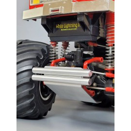 Tamiya Aluminum Axle Bar Bumper Guard Skid for Tamiya 1/10 Super Clodbuster Bullhead