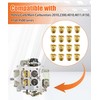 Carburetor Main Jet Kits (Thread size: 1/4"-32) compatible with Holley