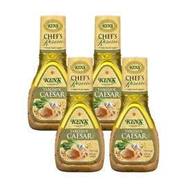 Ken's Steak House Chef's Reserve Tableside Caesar Dressing 9 Ounce (Pack of 4)