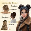 YKHJH Messy Bun Hair Piece Clip-In Ponytail Bun for Women,