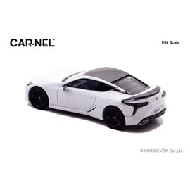 CARNEL CN640043 1/64 Lexus LC500 AVIATION 2021 White Nova Glass Flake Finished Product