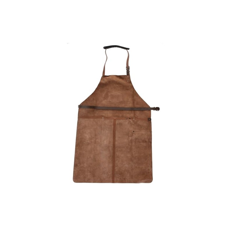 MApBer Leather Apron BBQ Apron Oven Apron Garden Apron Leather