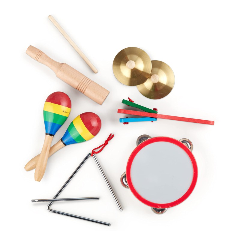 Melissa & Doug Band-in-a-Box Clap! Clang! Tap! - 10-Piece Musical