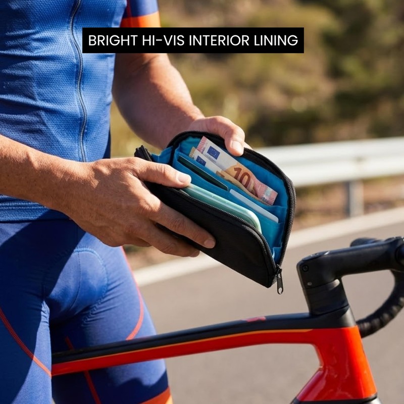 VINCITA Cycling Wallet, Cycling Wallet, Storage Pouch, For Cycle Wear,