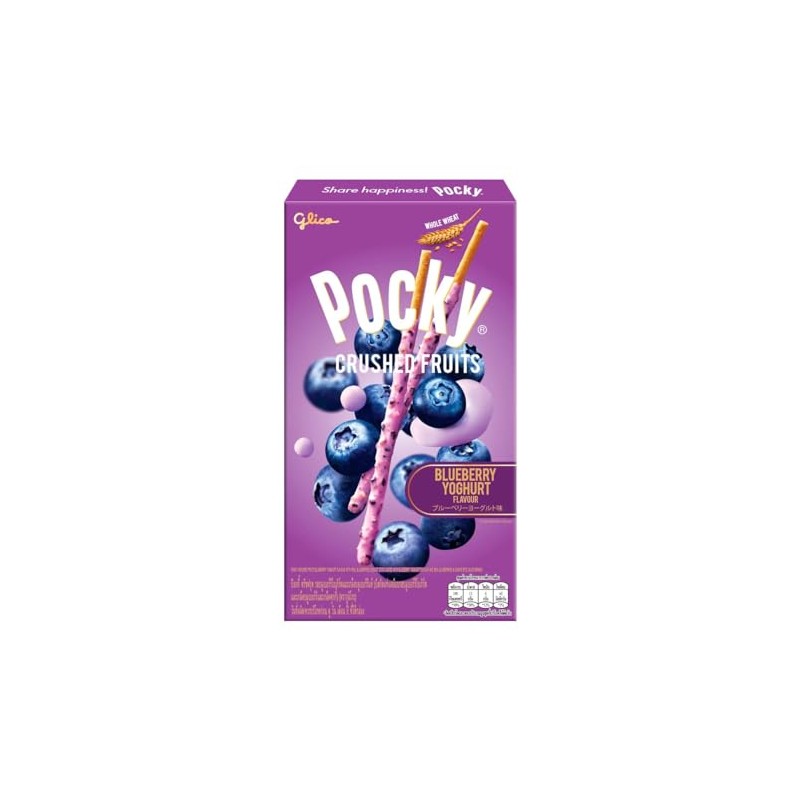 Pocky Crushed Fruits (Pack of Two) - Strawberry Peach Yoghurt