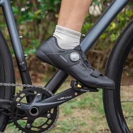 Carbon Fiber Road Bike Pedals – Lightweight Clipless Pedals Compatible with SPD-SL Cleats, 9/16’’ CrMo Axle, Sealed Bearings for Road Cycling, Racing & Indoor Training